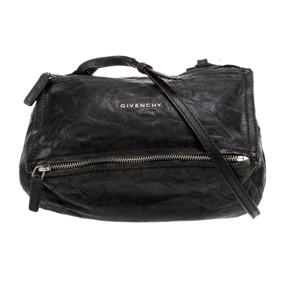 Givenchy Pandora Crossbody Bag in Black Aged Leather - Picture 1 of 12